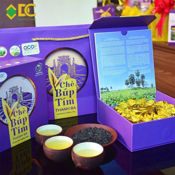 Chè Búp Tím Thanh Ba (Hộp 150g) - Hình ảnh 2