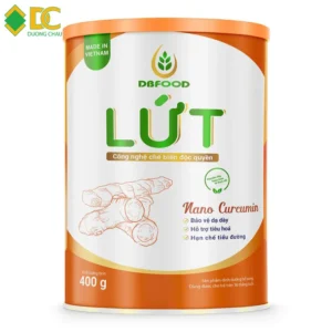 Bột sữa gạo lứt hữu cơ - Nano Curcumin (Lon 400g)