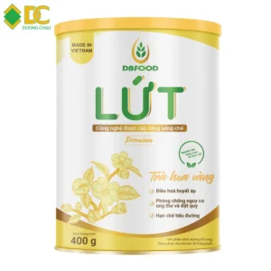 Bột sữa gạo lứt hữu cơ - Trà hoa vàng (Lon 400g)