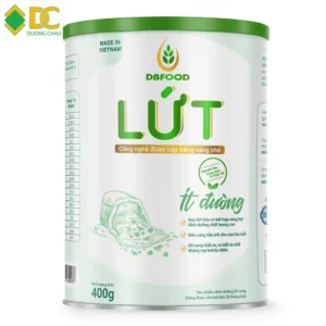 Bột sữa gạo lứt hữu cơ - Ít đường (Lon 400g)