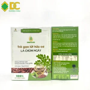 Trà gạo lứt hữu cơ - Lá Chùm Ngây