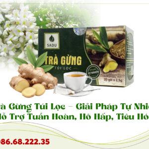 trà gừng túi lọc