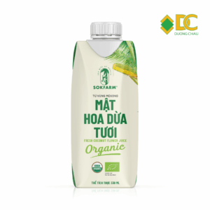 Mật hoa dừa tươi Organic Sokfarm 330ml